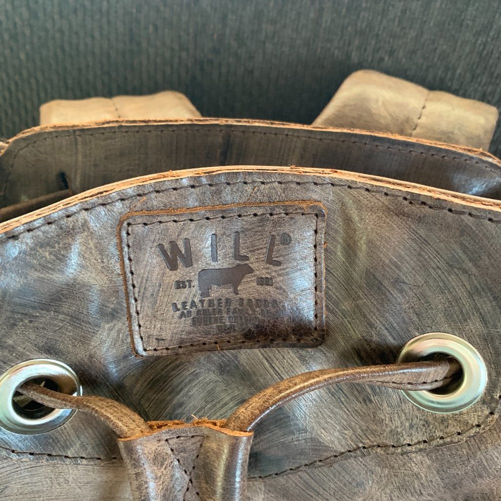 Will Leather Goods Drawstring Bomber Backpack - image 2